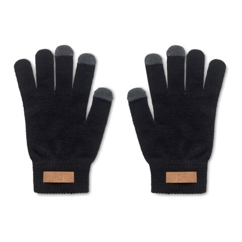 RPET tactile gloves black | No Branding | not available | not available | not available