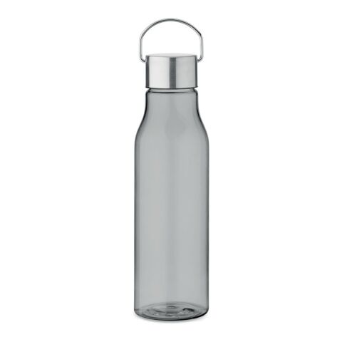 RPET bottle with PP lid 600 ml transparent/grey | No Branding | not available | not available
