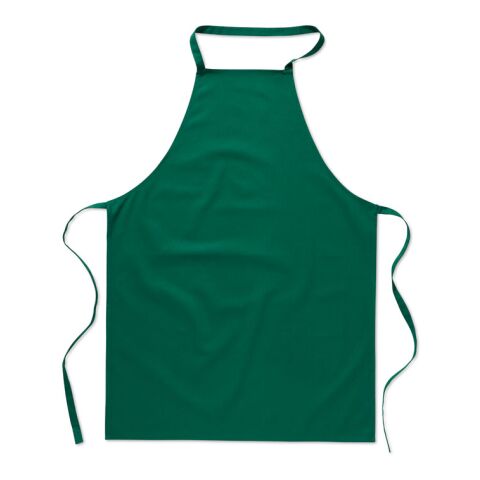 Kitchen apron in cotton green | No Branding | not available | not available | not available