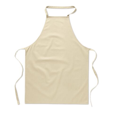 Kitchen apron in cotton beige | No Branding | not available | not available | not available