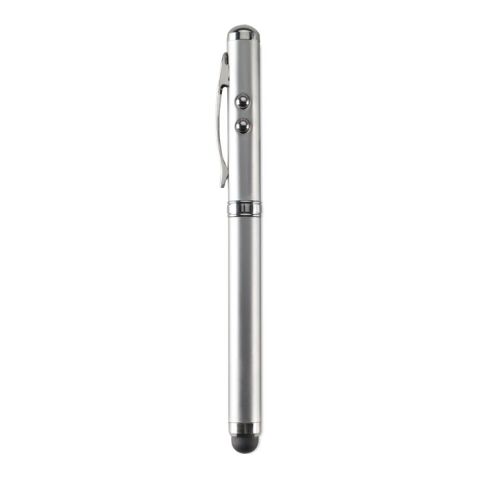 Laser pointer touch pen matt silver | No Branding | not available | not available | not available