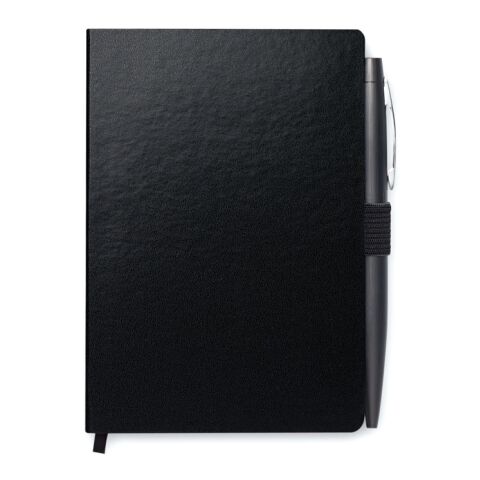 A6 notebook with pen 72 lined black | No Branding | not available | not available