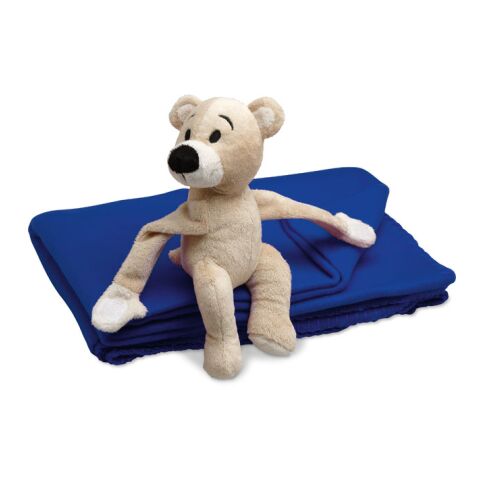 Fleece blanket with bear blue | No Branding | not available | not available | not available