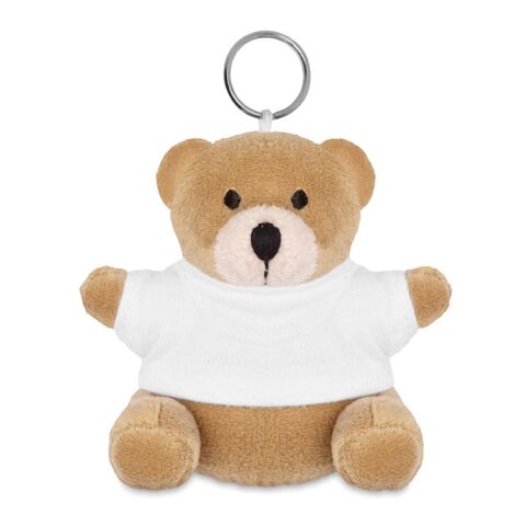 Teddy bear key ring white | No Branding | not available | not available | not available