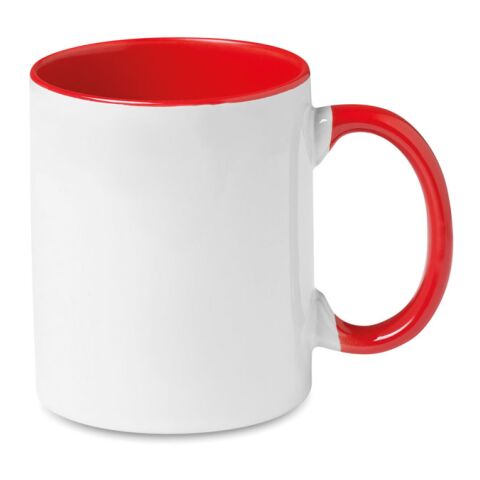 Coloured sublimation mug red | No Branding | not available | not available