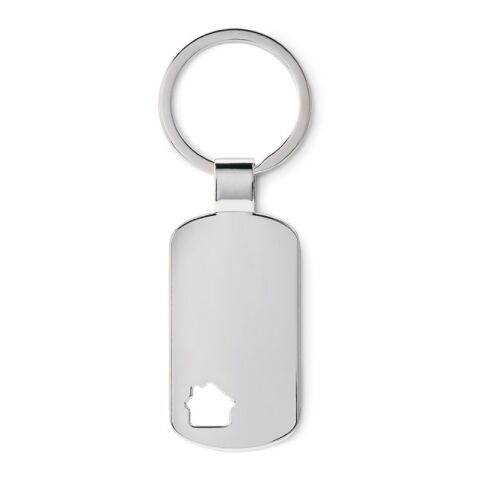 Key ring with house detail matt silver | No Branding | not available | not available | not available