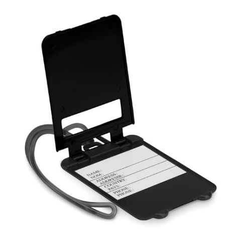 Luggage tags plastic black | No Branding | not available | not available | not available