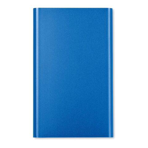 Flat power bank 4000 mAh royal blue | No Branding | not available | not available