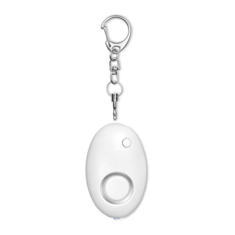 Personal alarm with key ring white | No Branding | not available | not available