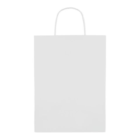 Gift paper bag large 150 gr/m² white | No Branding | not available | not available | not available