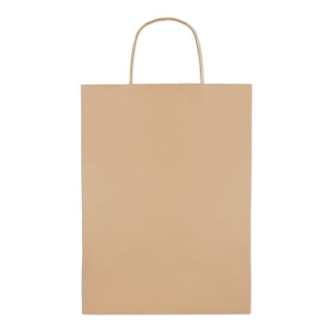Gift paper bag large 150 gr/m² beige | No Branding | not available | not available | not available