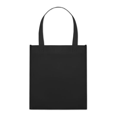 80gr/m² nonwoven shopping bag short handles black | No Branding | not available | not available | not available