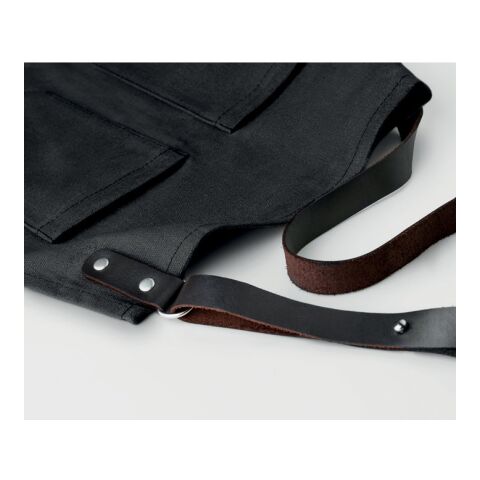 Apron in leather black | No Branding | not available | not available | not available