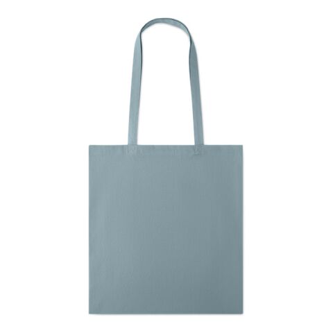 Cotton tote bag with long handles 140gr/m² petrol | No Branding | not available | not available | not available