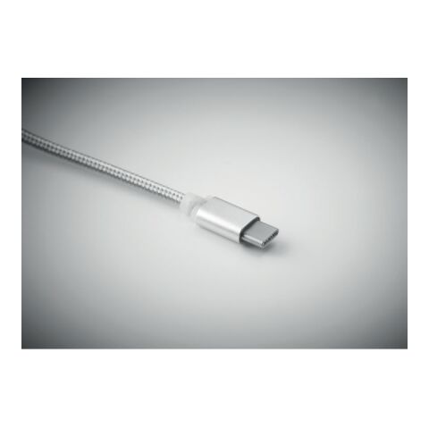 Key ring with USB type C cable silver | No Branding | not available | not available | not available