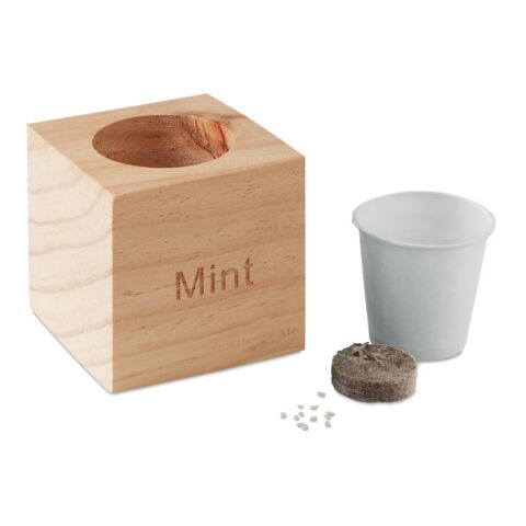 Herb pot wood &quot;MINT&quot; wood | No Branding | not available | not available | not available