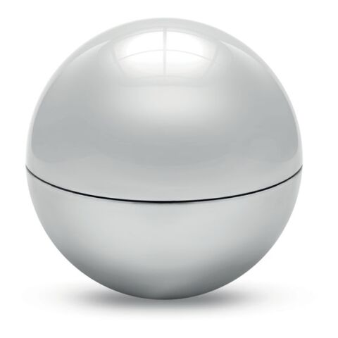 Round lip balm UV finish shiny silver | No Branding | not available | not available