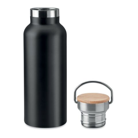Double wall flask 500 ml with  carry handle black | No Branding | not available | not available | not available