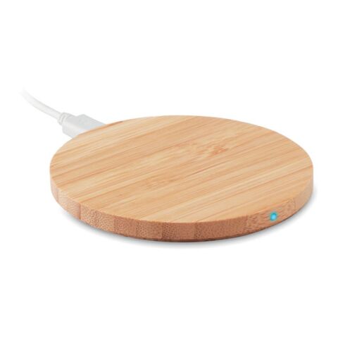 Wireless charger in bamboo 5W wood | No Branding | not available | not available