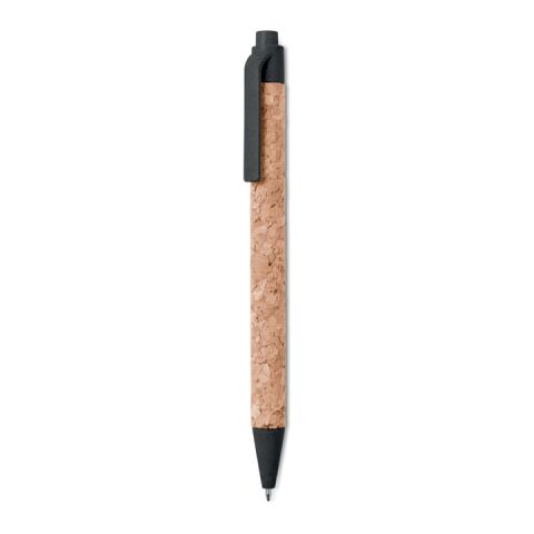 Cork/ Wheat Straw/ABS ball pen black | No Branding | not available | not available