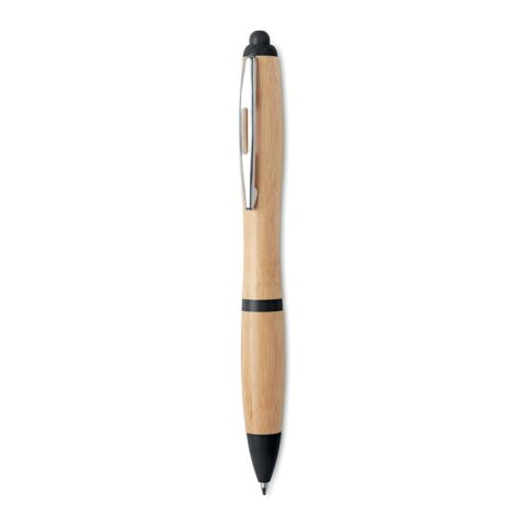 Ball pen in ABS and bamboo black | No Branding | not available | not available