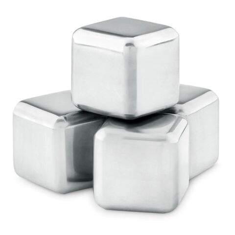 Set of 4 SS ice cubes in pouch black | No Branding | not available | not available | not available