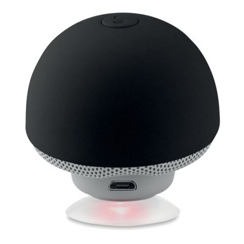 Mushroom 3W wireless speaker/phone stand black | No Branding | not available | not available
