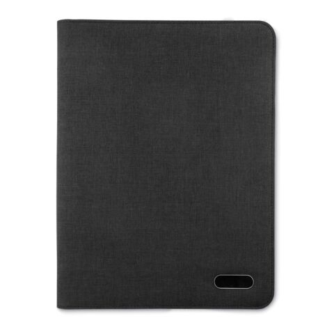 A4 conference folder zipped black | No Branding | not available | not available | not available
