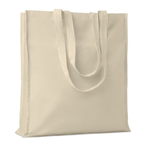Gusset cotton tote bag 140gr/m² beige | No Branding | not available | not available | not available