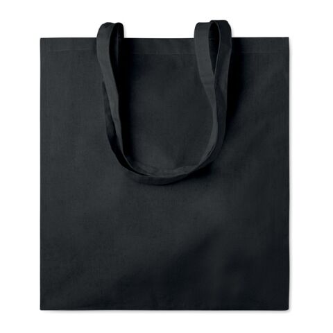 Gusset cotton shopping bag 140gr/m² black | No Branding | not available | not available | not available