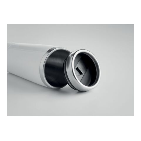 Double wall travel cup white | No Branding | not available | not available | not available