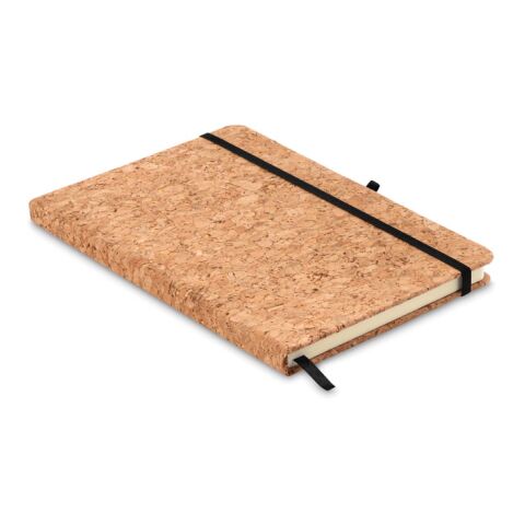 A5 cork notebook 96 lined pages with pen holder black | No Branding | not available | not available | not available
