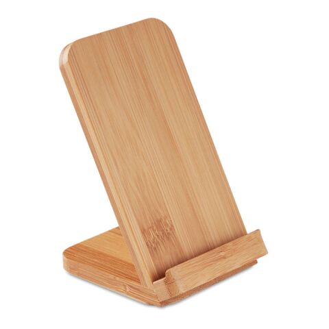 Bamboo wireless charge stand 5W wood | No Branding | not available | not available