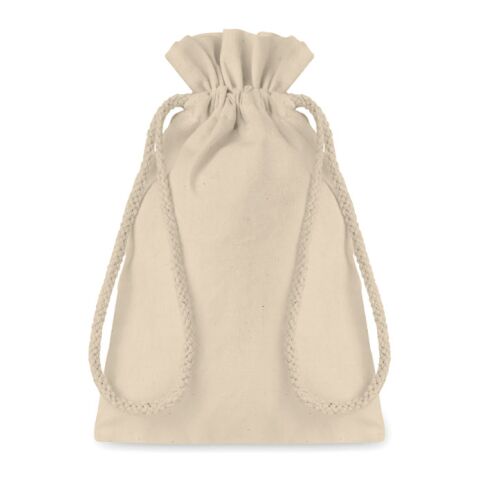 Beige cotton draw cord bag beige | No Branding | not available | not available | not available