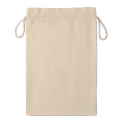 Large cotton drawstring gift bag beige | No Branding | not available | not available | not available