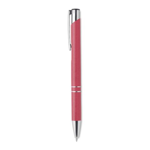 Wheat straw &amp; ABS push ball pen red | No Branding | not available | not available