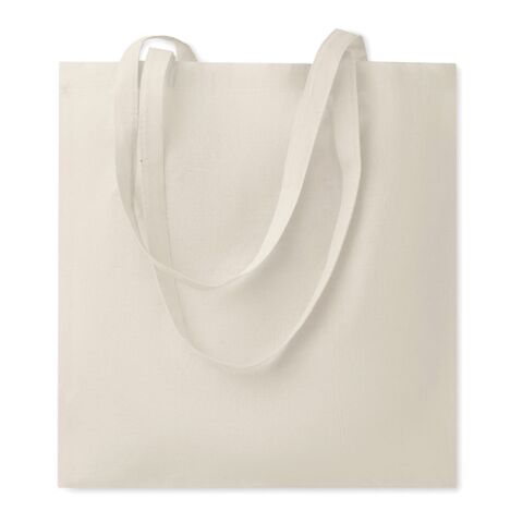 Cotton shopping bag with long handles 180gr/m² beige | No Branding | not available | not available | not available