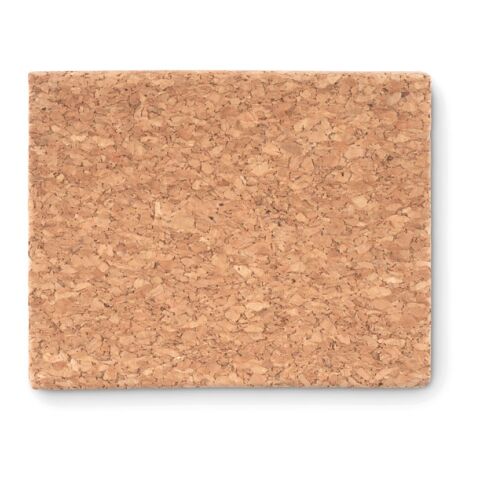 Cork sticky note memo pad with 50 large sheets beige | No Branding | not available | not available