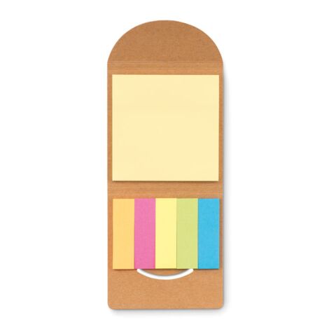 Cork sticky note memo pad with 125 large sheets beige | No Branding | not available | not available