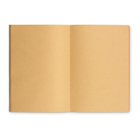 A5 recycled notebook 80 plain beige | No Branding | not available | not available