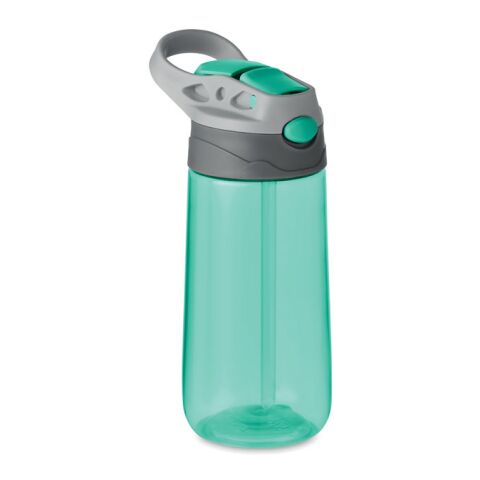 Tritan™ bottle 450 ml transparent/green | No Branding | not available | not available | not available
