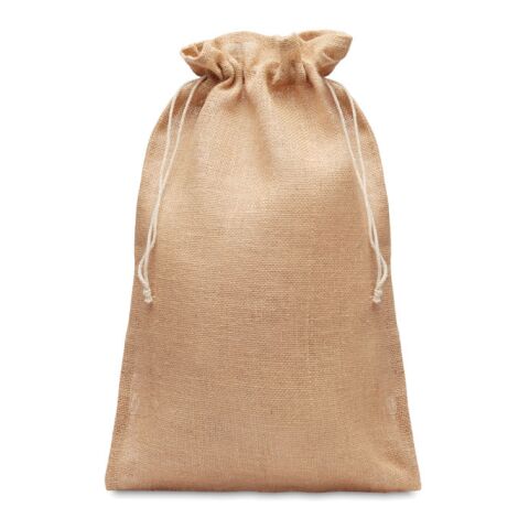 Large jute gift bag beige | No Branding | not available | not available | not available