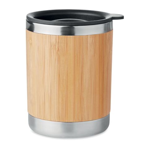 Tumbler in bamboo cover 250ml wood | No Branding | not available | not available | not available