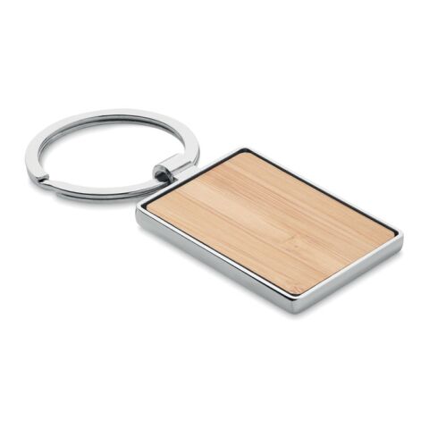 Rectangular key ring bamboo wood | No Branding | not available | not available | not available