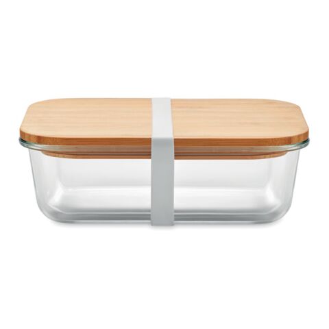 Glass lunchbox with bamboo lid transparent | No Branding | not available | not available | not available