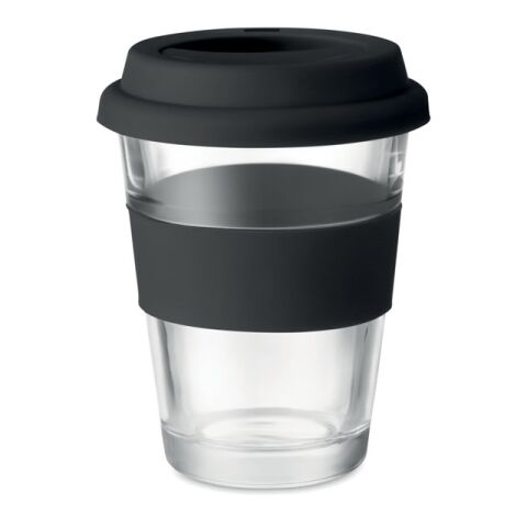 Glass tumbler 350 ml black | No Branding | not available | not available
