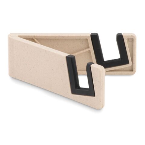 Phone holder bamboo fibre/PP white | No Branding | not available | not available | not available