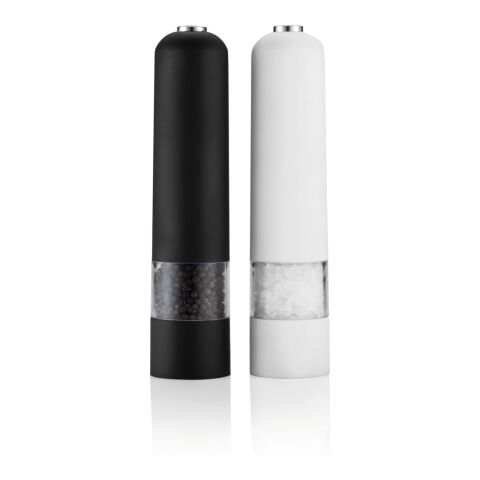 Electric pepper and salt mill set white-black | No Branding | not available | not available