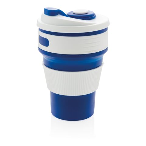 Foldable silicone cup blue | No Branding | not available | not available