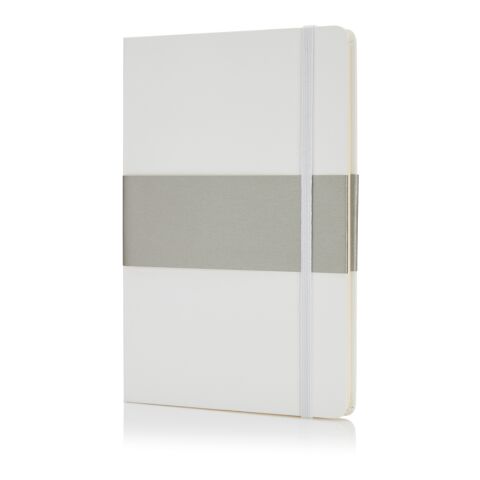 Deluxe hardcover A5 notebook White | No Branding | not available | not available